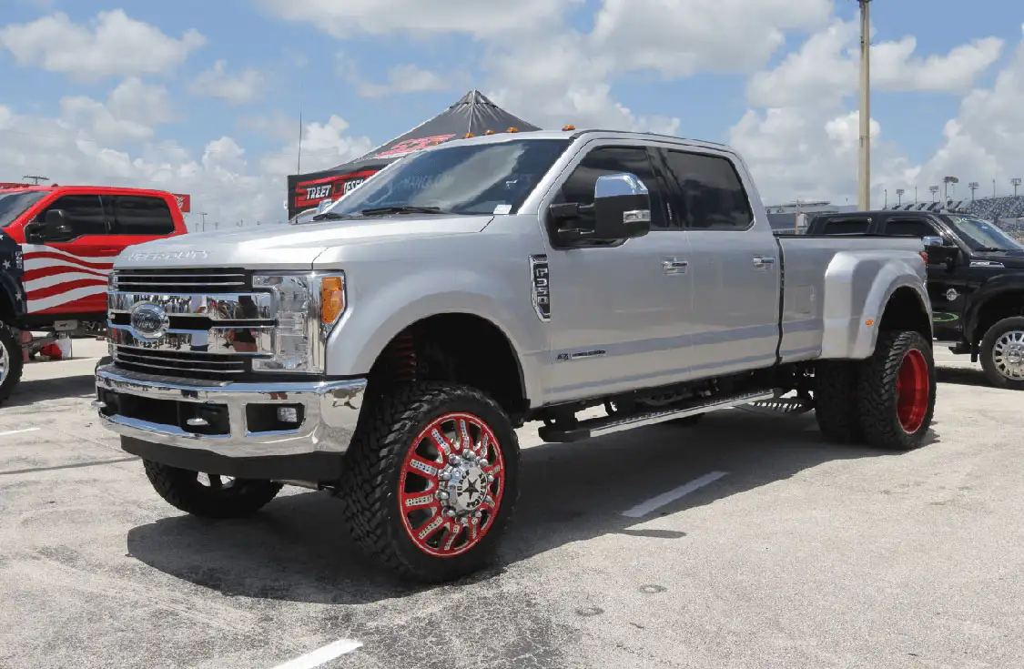 Ford F350 Any Red Custom Wheels 