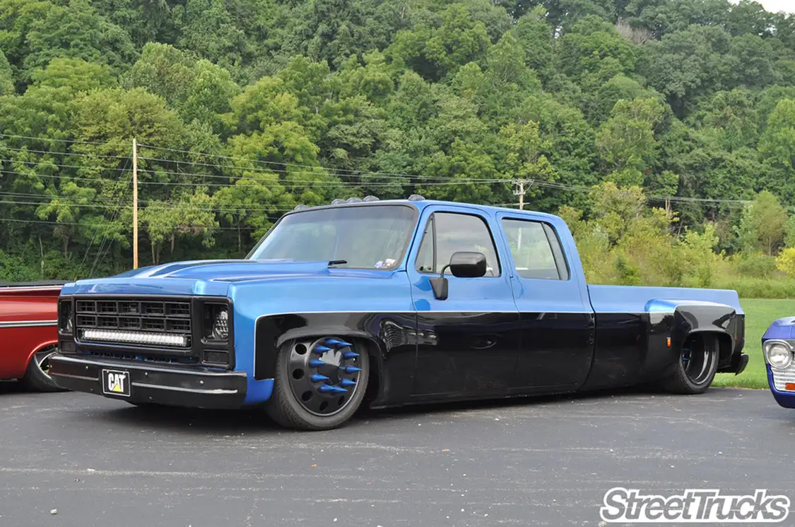 Bagged 1988 Chevy Crew Cab Dually