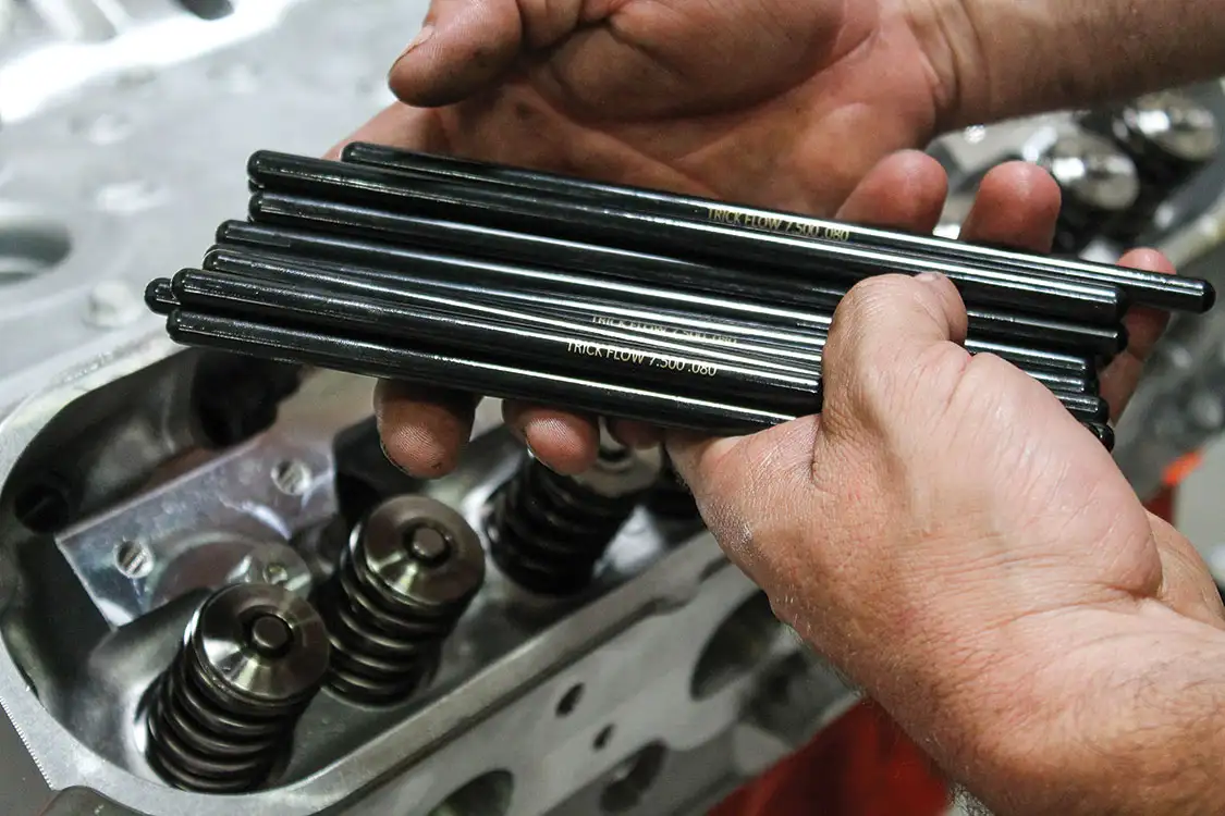 set of pushrods