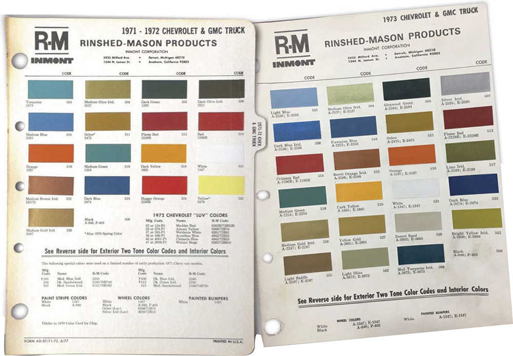 Color match for blue interior  GM Square Body - 1973 - 1987 GM