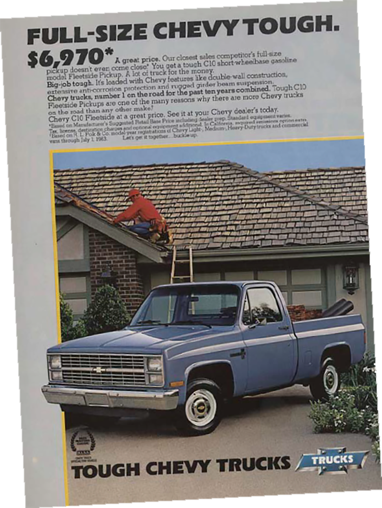 1973 Chevrolet Truck Series 10-70 Chevy Paint Color Chart NOS El Camino  Vega