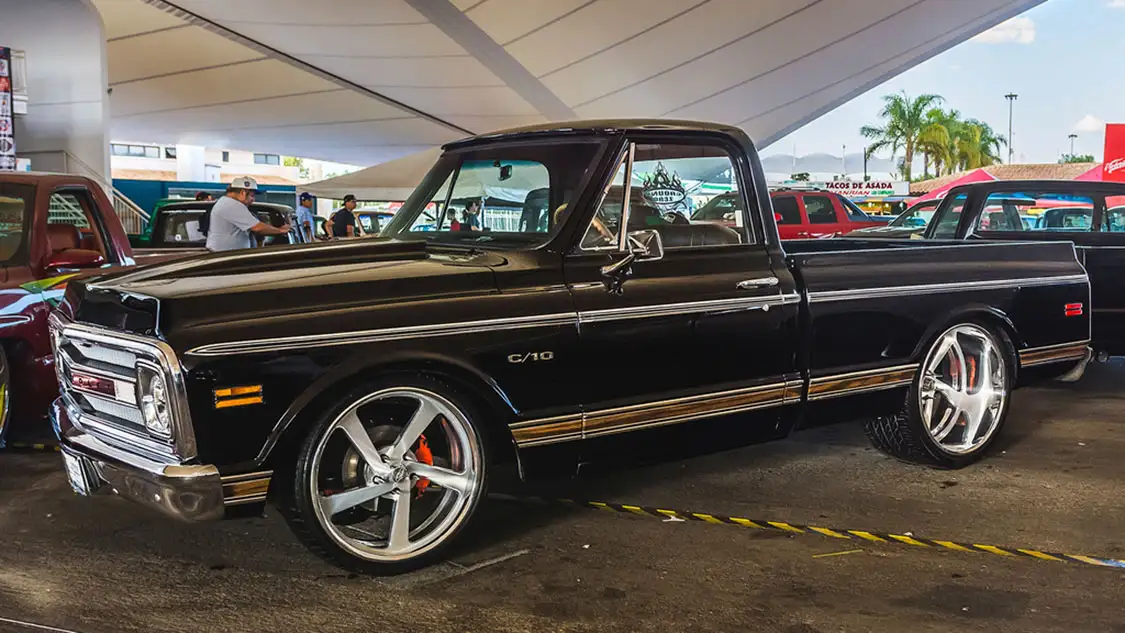 Black 1968 Checy C10