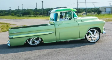 ’55 Chevy Truck bagged 24''