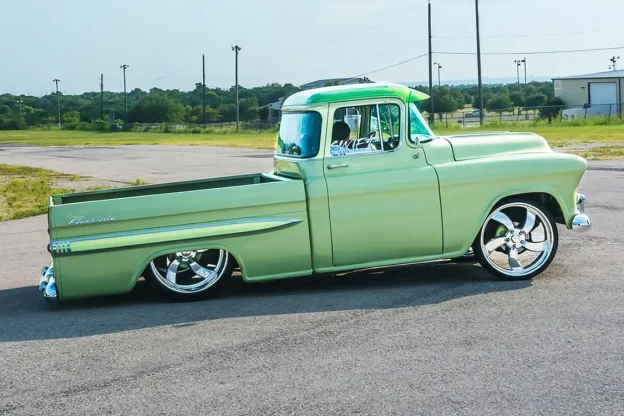 ’55 Chevy Truck bagged 24''