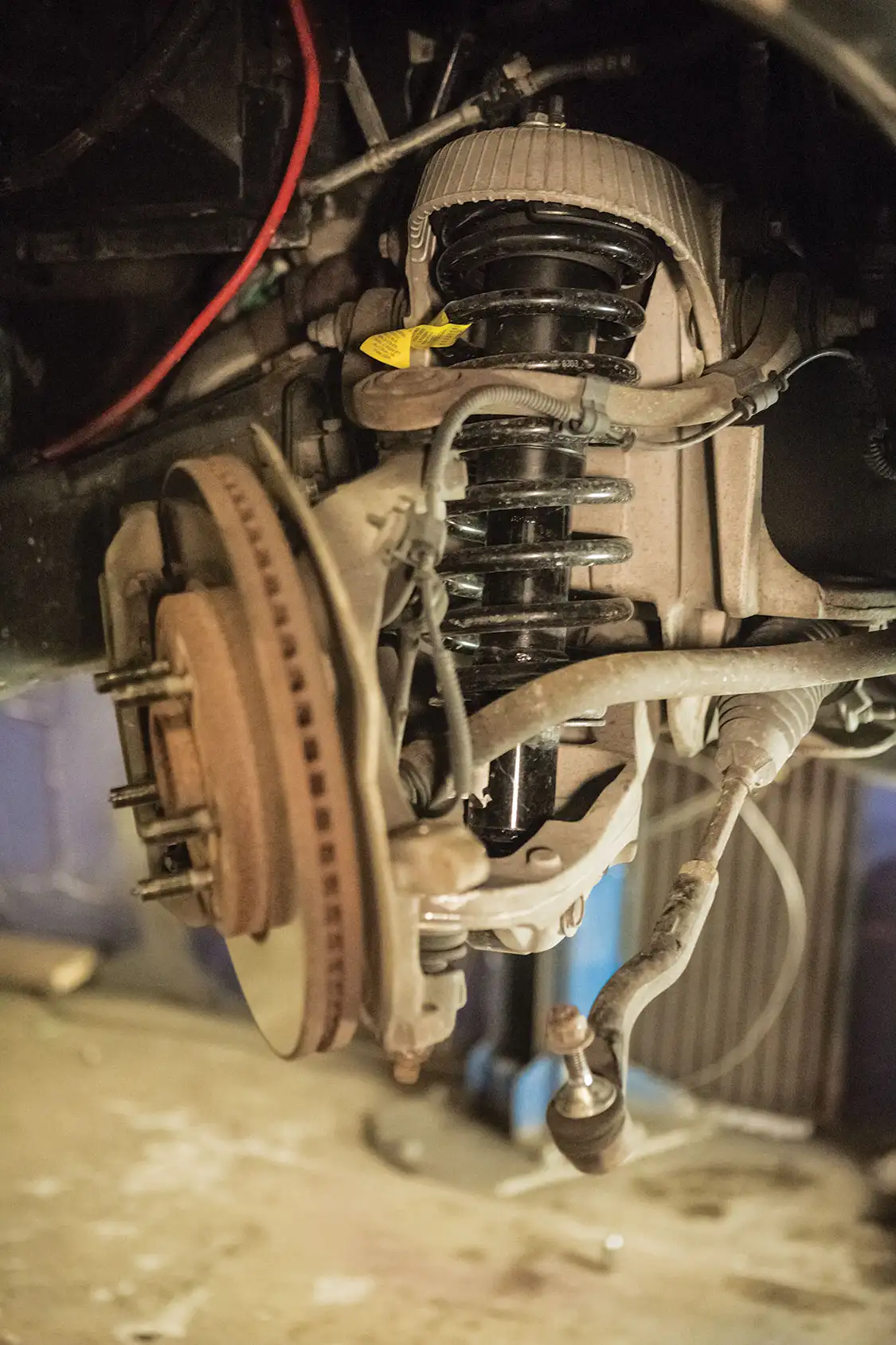 Removing the steering linkage