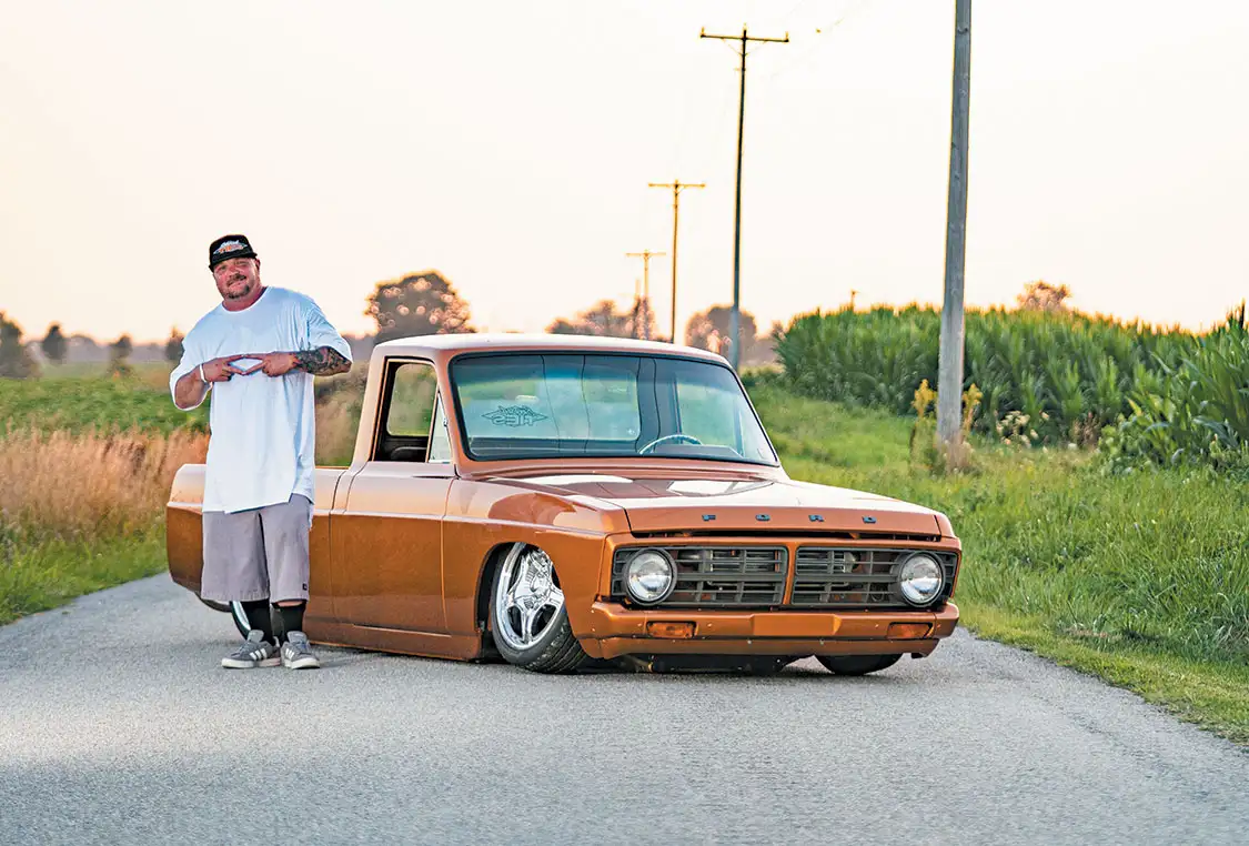 Neil Stark with his ’74 Ford Courier
