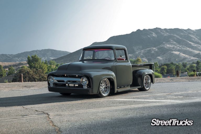 1956 F-100 Coyote Swap | THE CROSSOVER - Street Trucks