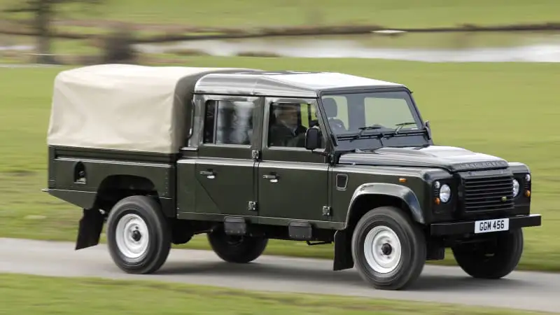 " land rover defender pickup truck "