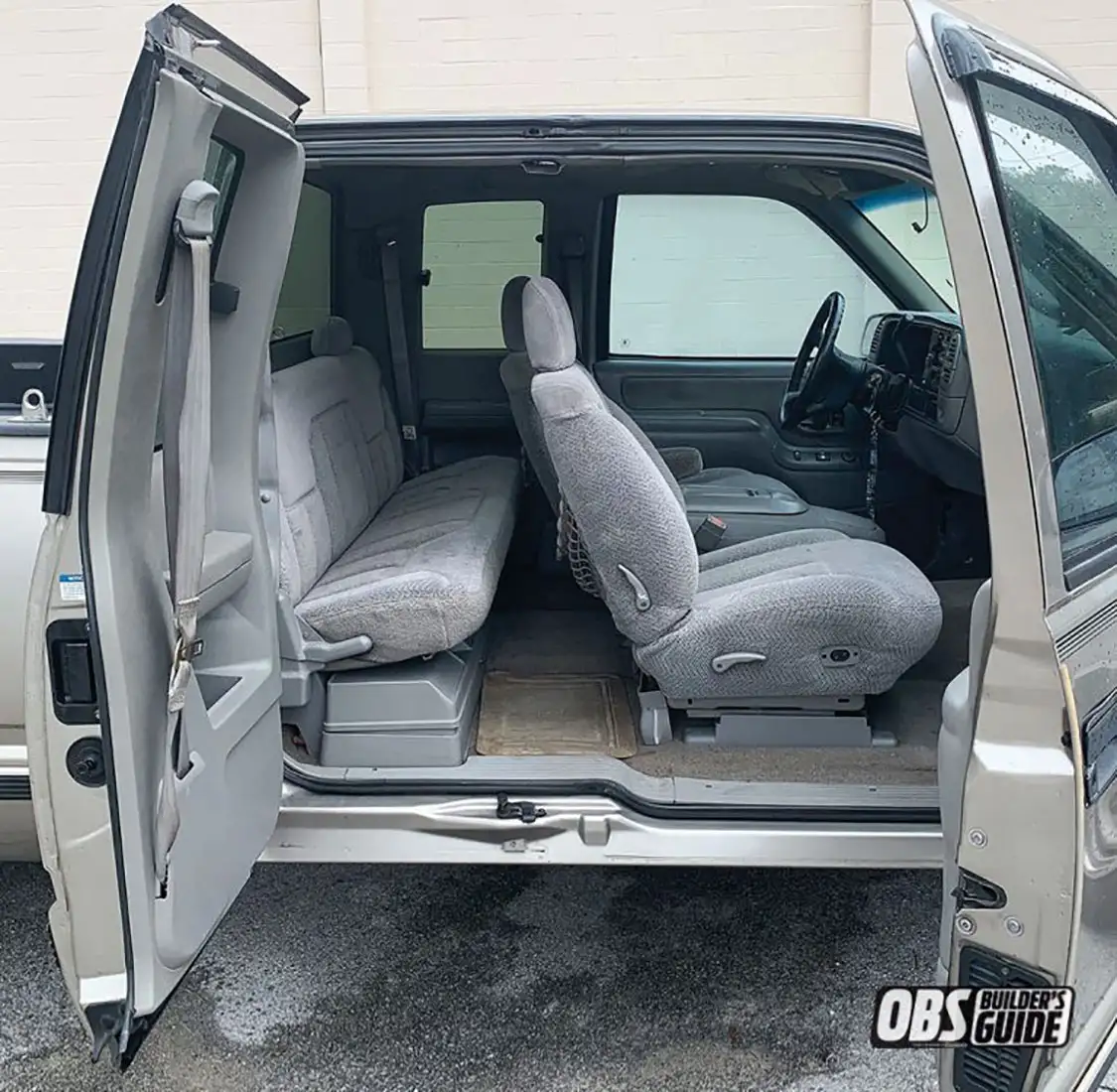 Interior on a 88" to 98" Chevy Truck