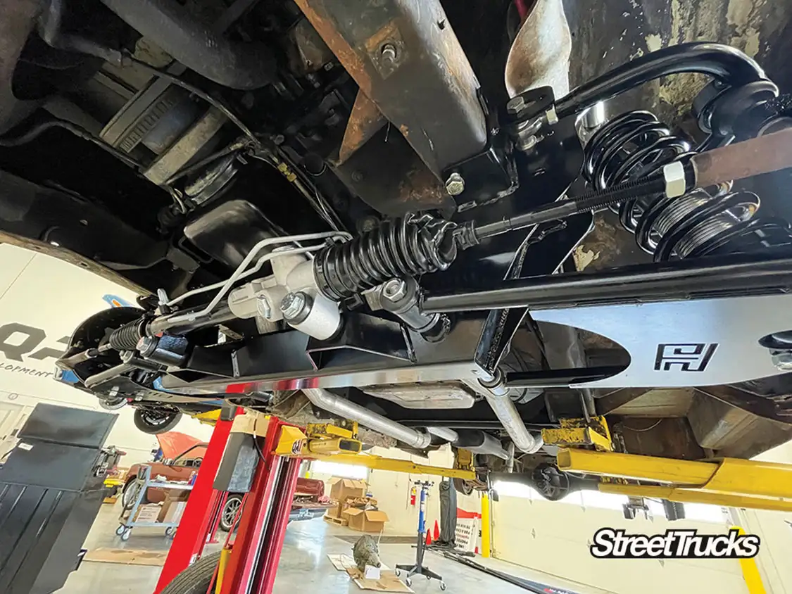 Powered rack-and-pinion steering on a ’69 Dodge D100