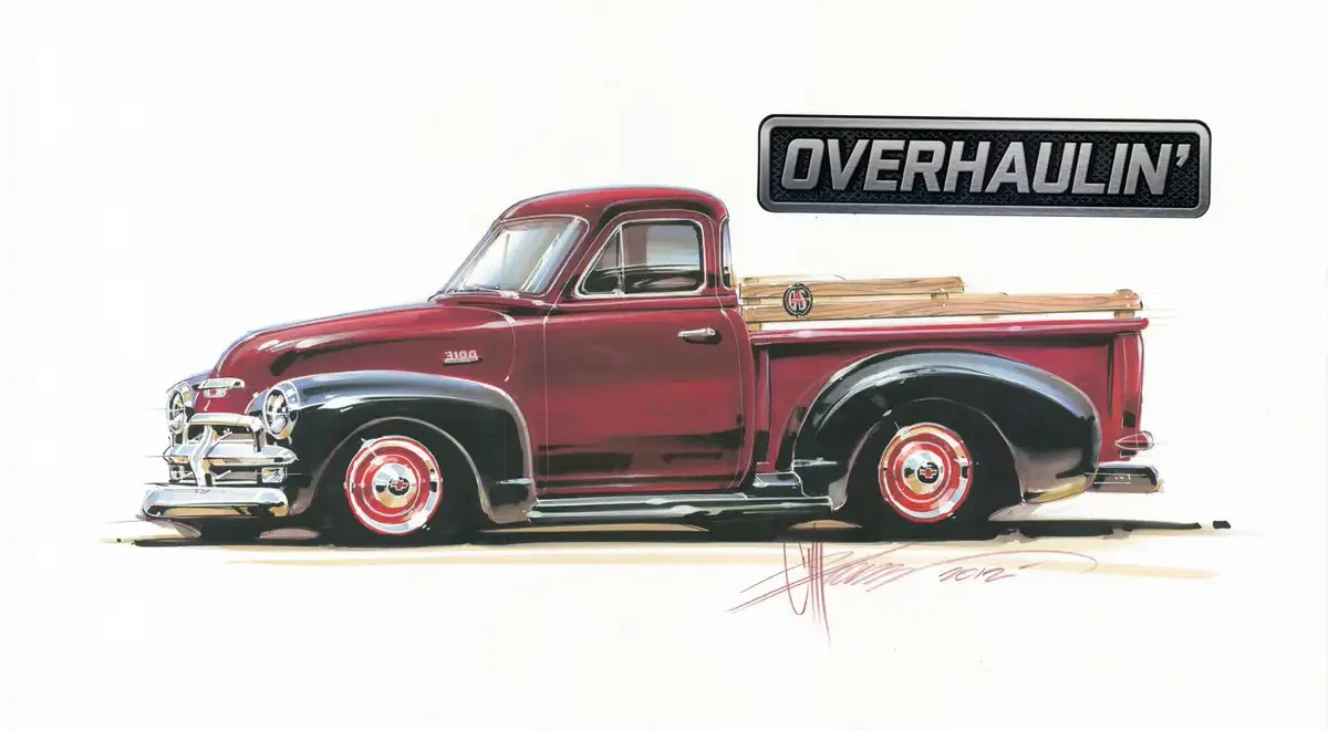 Chip Foose on Twitter: &quot;1954 Chevy Pickup Truck tendering from season 6 of #Overhaulin… &quot;