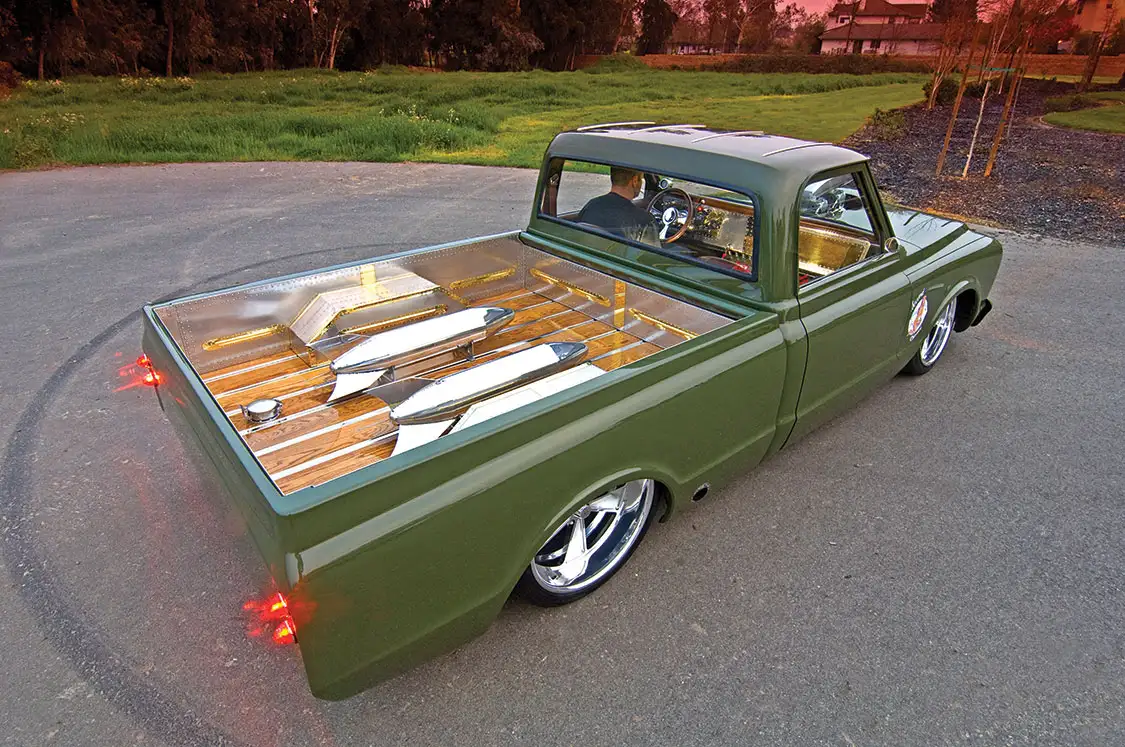 custom ’67 C-10 World War II theme