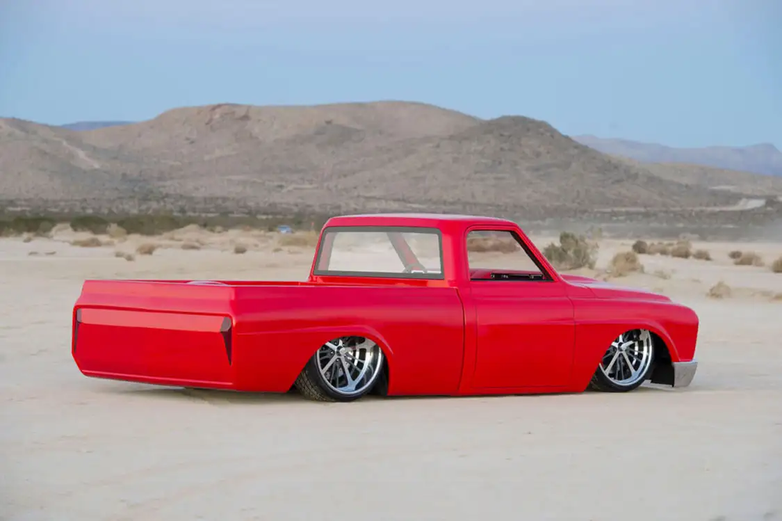 PPG Toner Red 1968 Chevy C10 Side View