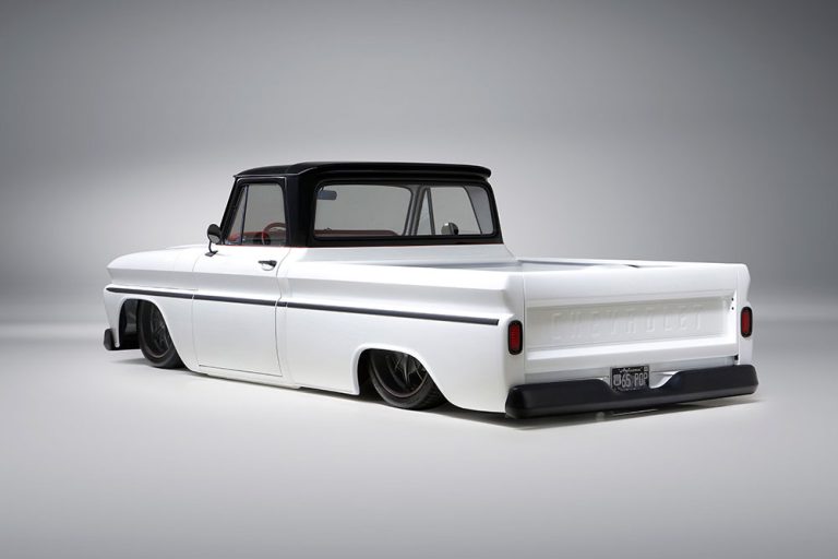 1965 Chevrolet C10 bagged on a Porterbuilt chassis - Street Trucks