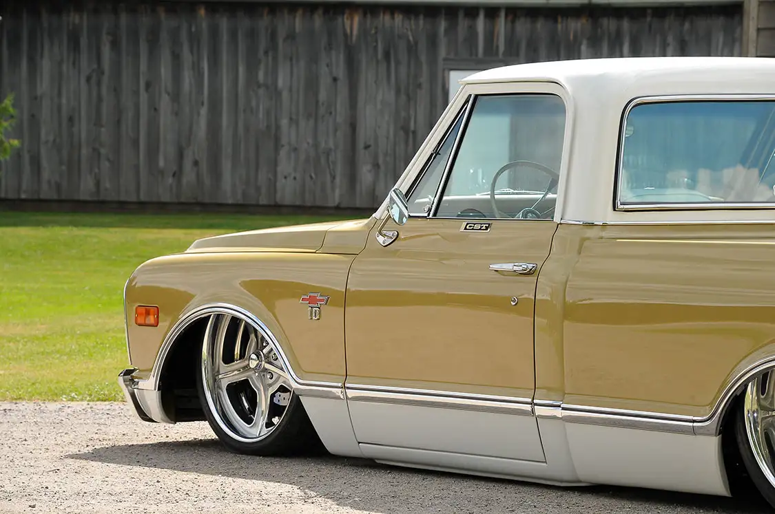 Closer look of 1968 Chevy C-10