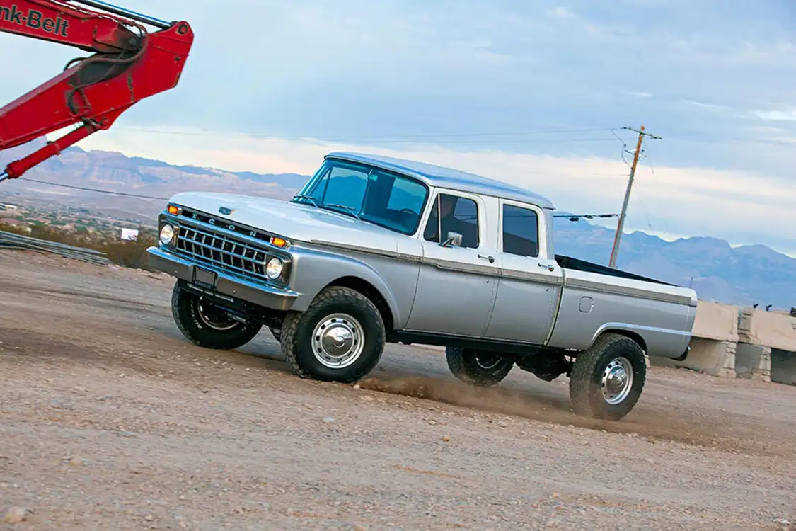 Side View of 1965 Ford F-250 Crew Cab