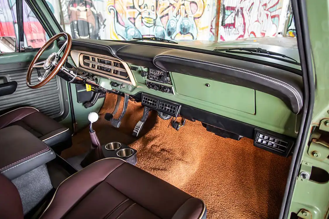 leather seats and interior