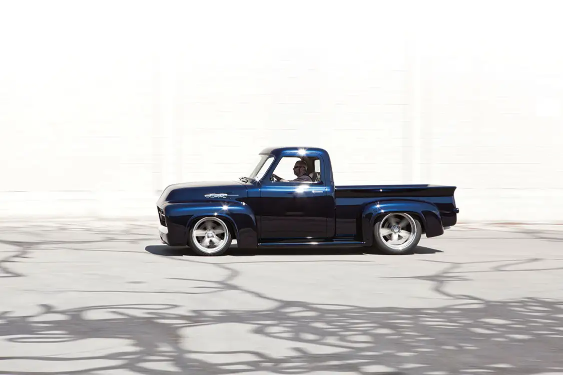 Side view of ’54 Ford F-100
