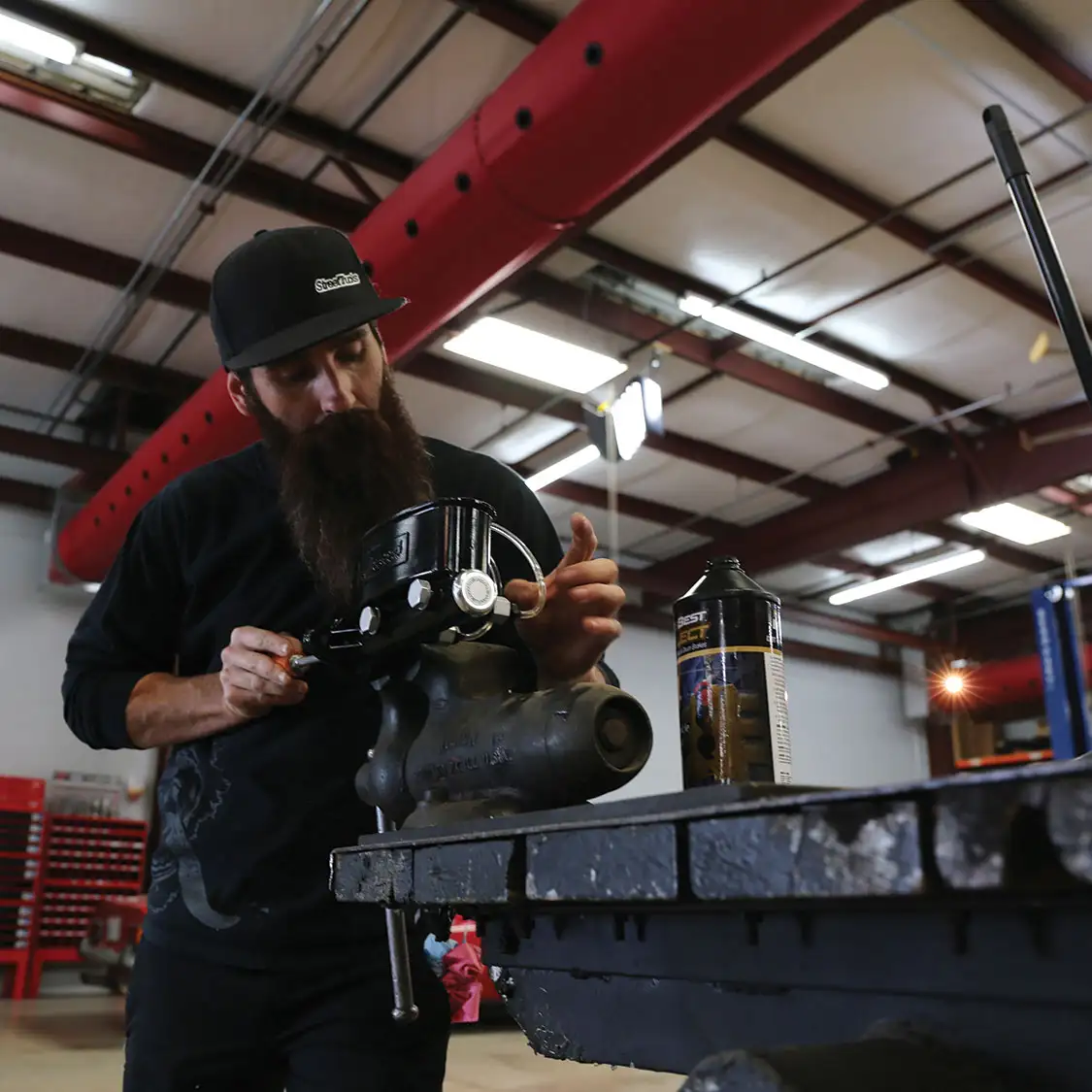 Aaron Kaufman Working