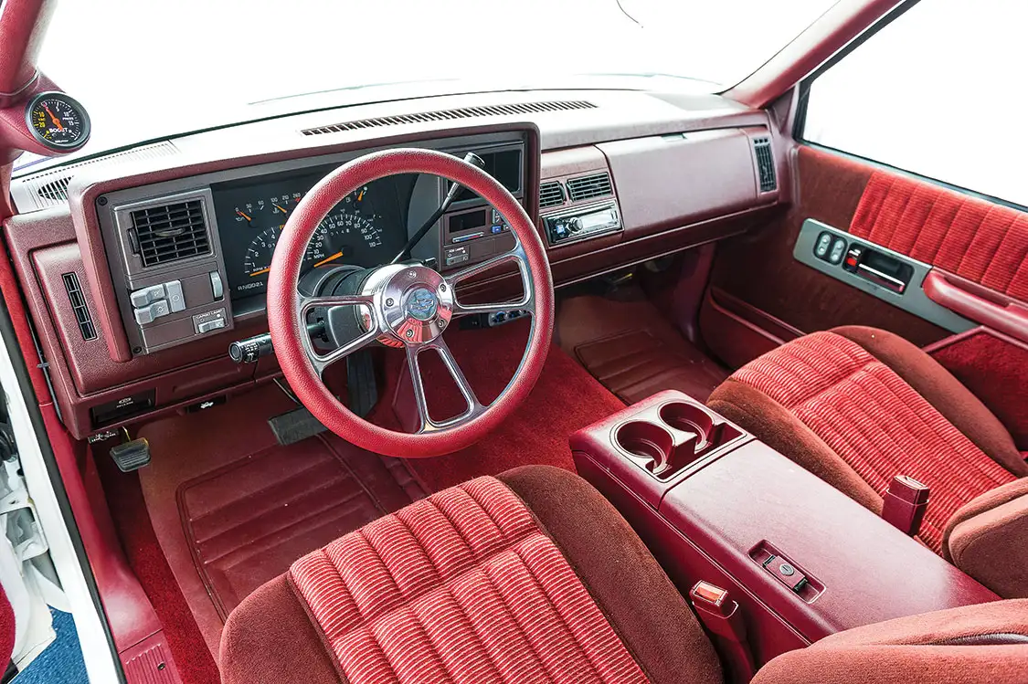 WHITE 1993 454 SS Interior