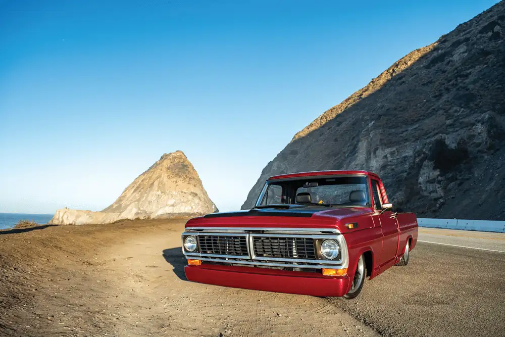 1970 Ford F100 Classic Car RED RHINO 