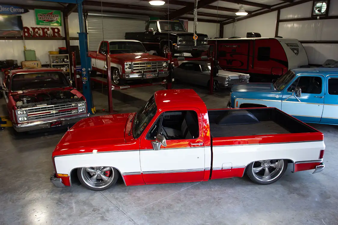 Red and White C10 