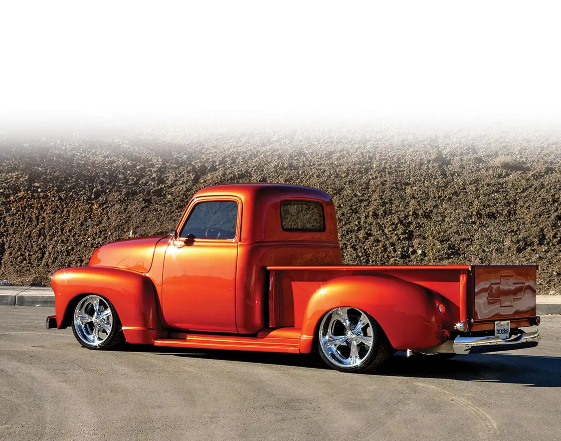 Side View of 1949 chevy truck 