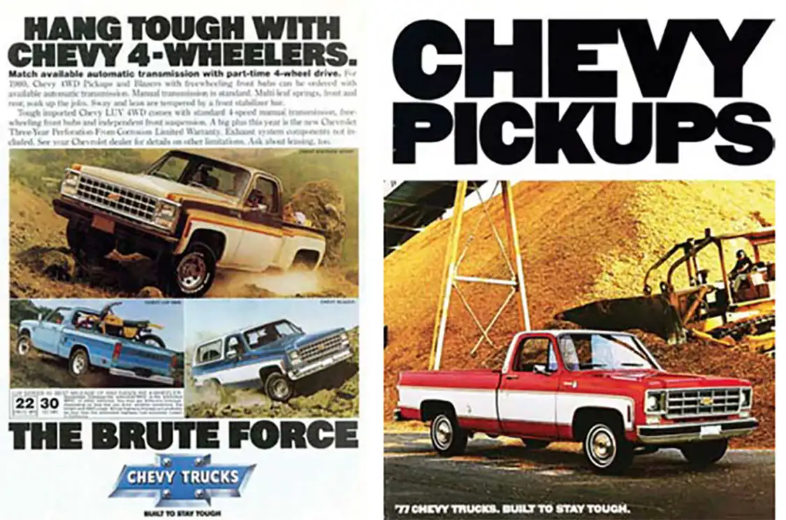 CLASSIC GMC TRUCK ADS,With WIDE VARIETY OF OPTIONS IN COLOR AND STYLE