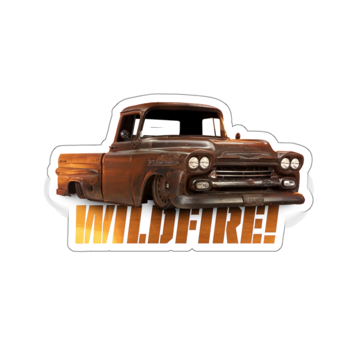 Wildfire - Kiss-Cut Stickers - Street Trucks