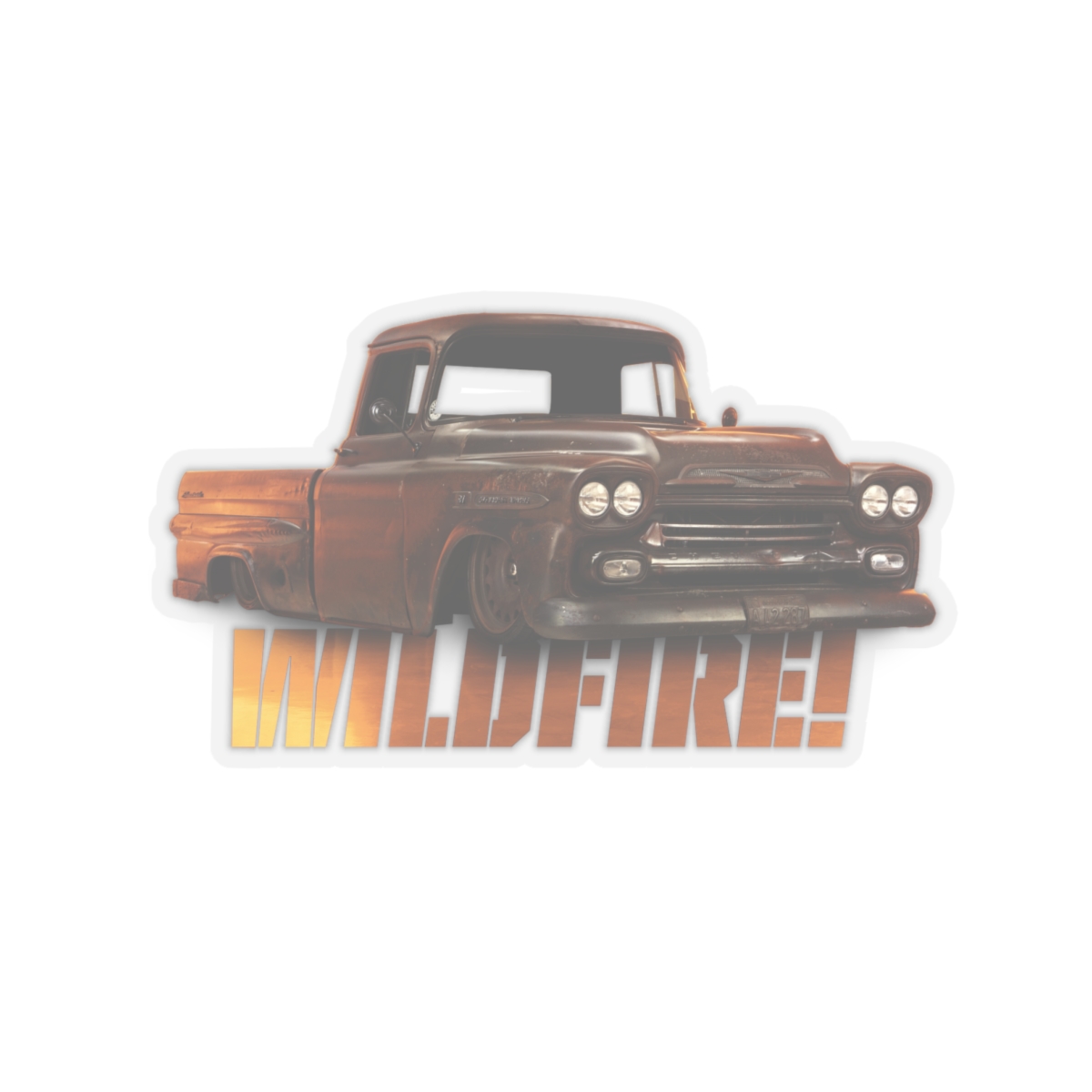 Wildfire - Kiss-Cut Stickers - Street Trucks