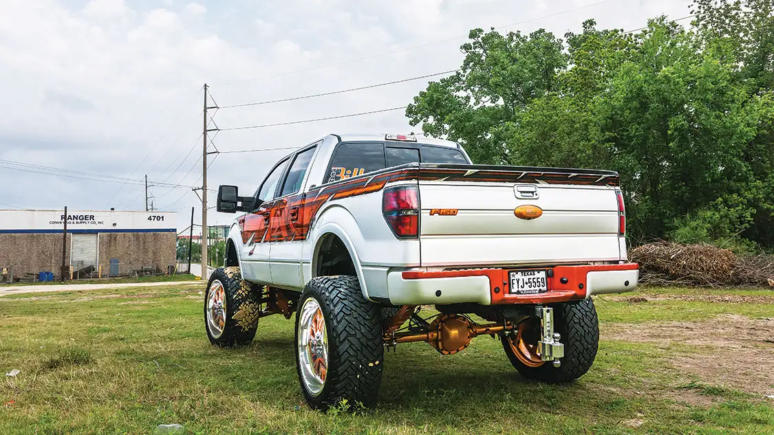 2014 Ford F-150 House of Kolor Candy Orange paint 