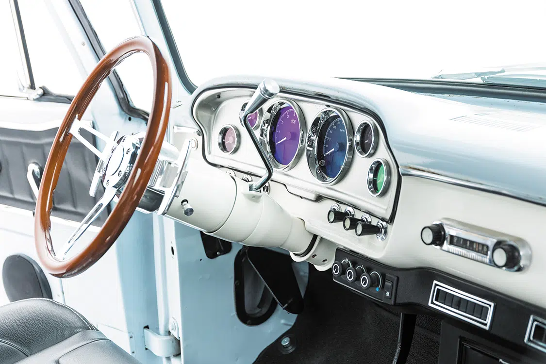 1965 Mercury M-100 Temsone steering wheel